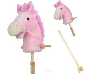 HOBBY HORSE KOŃ NA KIJU SKŁAD KÓŁ DŹW. 95 CM 8255