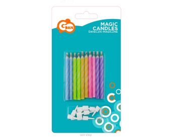 ŚWIECZKI URODZINOWE MAGICZNE PASTELOWE 10/10 4332