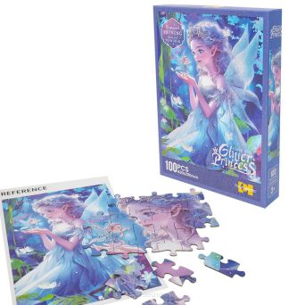 PUZZLE Z BROKATEM KSIĘŻNICZKA 100 EL. 7088