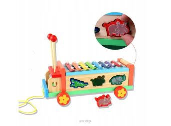 ZESTAW DREWNIANY CIĄGACZ+SORTER+ CYMB 9660 NN