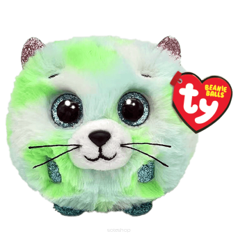 TY PLUSZ PUFFIES ZIELONY KOT EVIE 5372 NN
