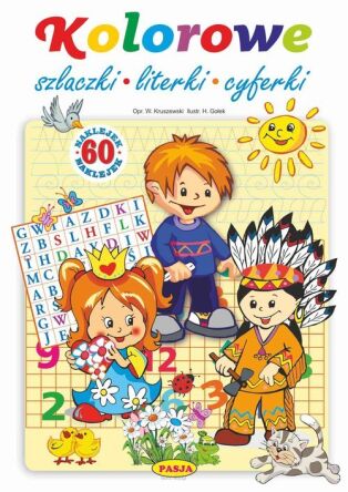 KOLOROWE SZLACZKI LITERKI CYFERKI 5664