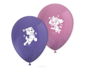 BALONY PAW PATROL SKYE & EVEREST 8 SZT 1102