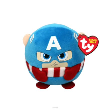 TY PLUSZ PUFFIES MARVEL CAPITAN AMERYKA 5624 NN