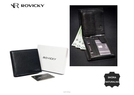 PORTFEL MĘSKI SKÓRA N992-PZ-CCR-RFID BLACK 2555 NN