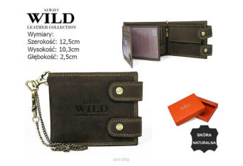 PORTFEL MĘSKI SKÓRA N2900-BIC BROWN 8939 NN