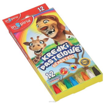 KREDKI PASTELOWE 12 KOL INSPIRIA [36] 6566