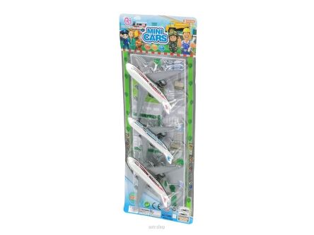 SAMOLOTY 3 SZT BLISTER 37X14 CM 9254