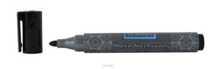MARKER OKRĄGŁY NIEZMAZYWALNY CZARNY [12] 2094