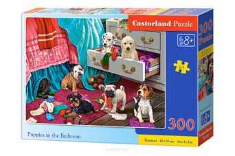 CASTOR PUZZLE 300 PUPPIES IN THE BEDROOM 0392