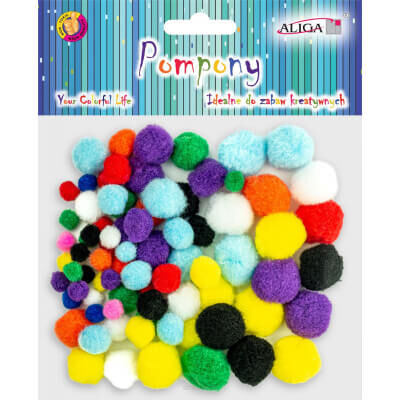 POMPONY MIX KOL 78 SZT 3458 NN