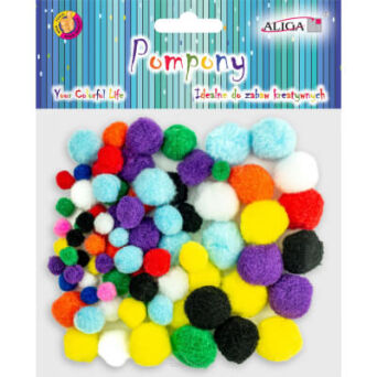POMPONY MIX KOL 78 SZT 3458 NN