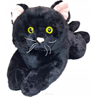 PLUSZ KOT LEŻĄCY 45 CM CZARNY 3470