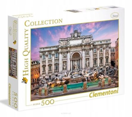 CLEMENTONI PUZZLE 500 FONTANNA DI TREVI 0476 NN