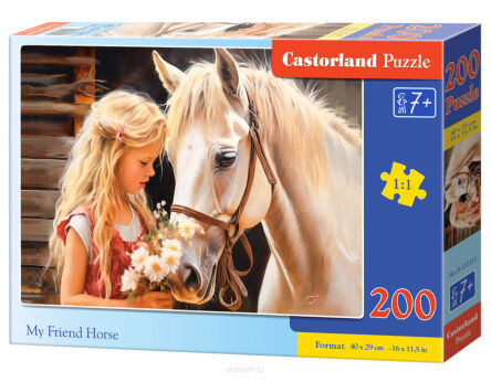 CASTOR PUZZLE 200 MY FRIEND HORSE 2315