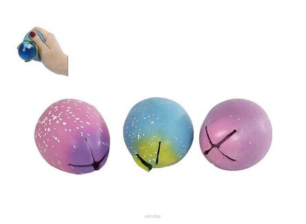 PIŁKA JAJO Z JEDNOROŻCEM MIĘKKA 6 CM (12) 6065 NN