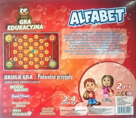 GRA EDUKACYJNA ALFABET 4006