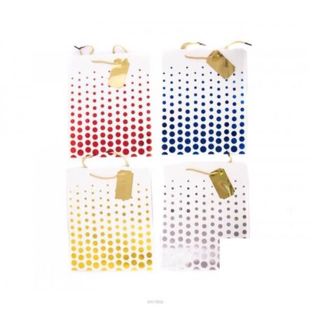 TOREBKA PREZENTOWA KROPKI 32X26 CM (12) 5232