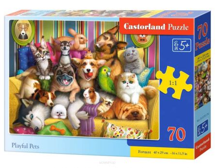 CASTOR PUZZLE 70 PLAYFUL PETS 0176