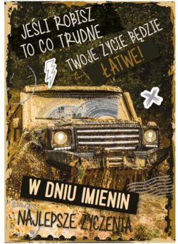 KARTKA IMIENINY SAMOCHÓD 7926 NN