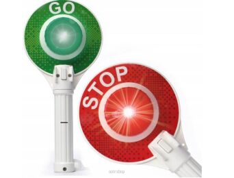 LIZAK POLICYJNY ZE ŚW. DWUSTRONNY 30X16 CM 6675