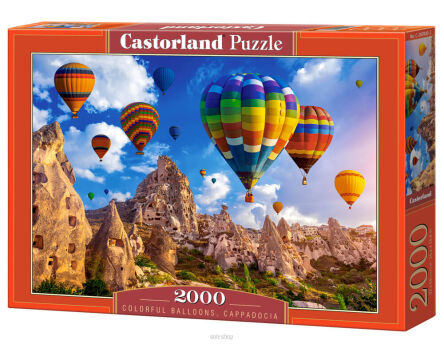 CASTOR PUZZLE 2000 COLORFUL BALLONS CAPPADOCIA 090