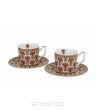 FILIŻANKI ESPRESSO CARNATIO ZE SPODKAMI 7189 NN - 2