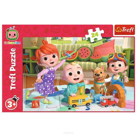 TREFL PUZZLE 24 MAXI COCOMELON PRZYGODA 3638 NN