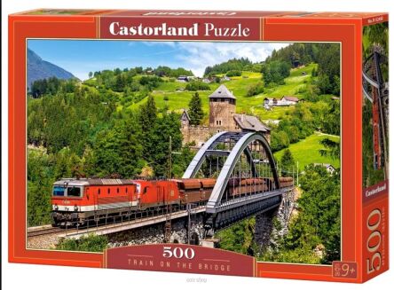 CASTOR PUZZLE 500 TRAIN ON THE BRIDGE 2462