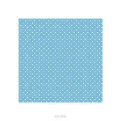 SERWETKI NIEBIESKIE W KROPECZKI 33x33 CM (20) 2772