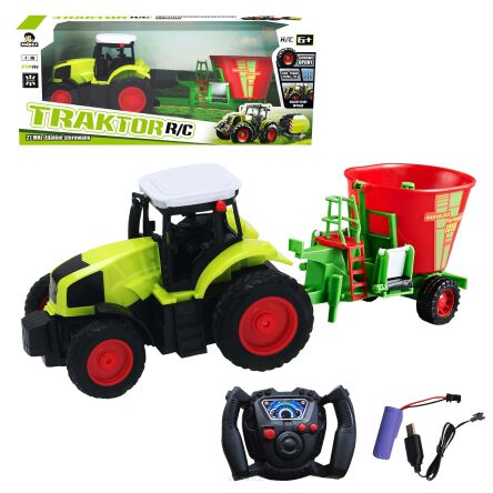 TRAKTOR NA RADIO + SIEWNIK 45X18X13 CM 8754