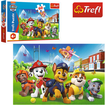 TREFL PUZZLE 60 PAW PATROL NA POLANIE 3758 NN