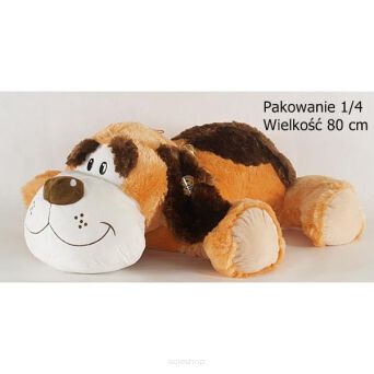 PLUSZ PIES LEŻĄCY UŚMIECHNIĘTY 80 CM 5136
