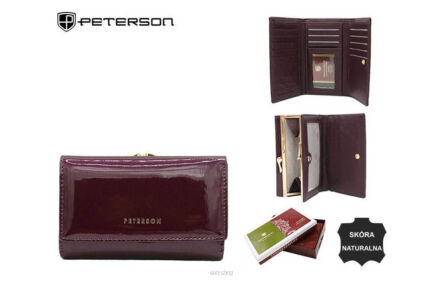 PORTFEL DAMSKI SKÓRZA PTN 42108-SH PURPLE 7518 NN