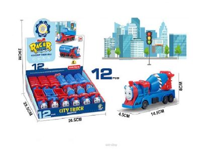 LOKOMOTYWA Z NAPĘDEM TOM-TOM 14X8 CM (12) 0896