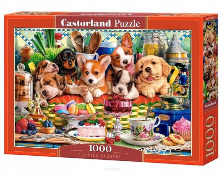 CASTOR PUZZLE 1000 PUPPIES DESSERT 5335