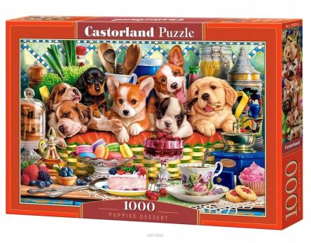CASTOR PUZZLE 1000 PUPPIES DESSERT 5335