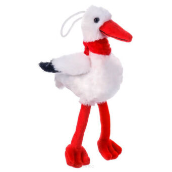 PLUSZ BOCIAN Z APSZKĄ 20 CM 9401 NN