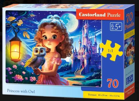 CASTOR PUZZLE 70 PRINCESS WITH OWL 0190