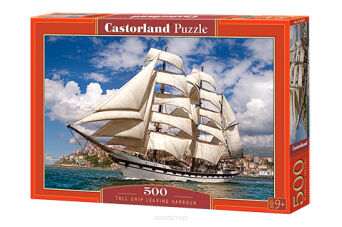 CASTOR PUZZLE 500 TALL SHIP LEAVING HARBOUR 2851