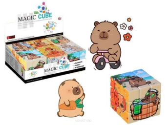 KOSTKA LOGICZNA UKŁADANKA KAPIBARA 6 CM (6) 3408