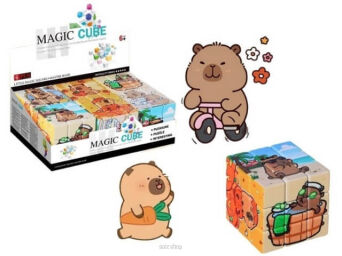 KOSTKA LOGICZNA UKŁADANKA KAPIBARA 6 CM (6) 3408