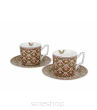 FILIŻANKI ESPRESSO PAPILIO ZE SPODKAMI 7363 NN - 2