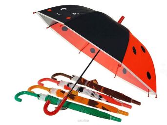 PARASOL DZIECIĘCY ZWIERZĘTA MIX 68 CM 7278