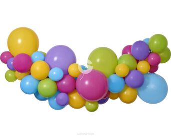 GIRLANDA BALONOWA DIY KOLOROWA 65 SZT 1294 NN