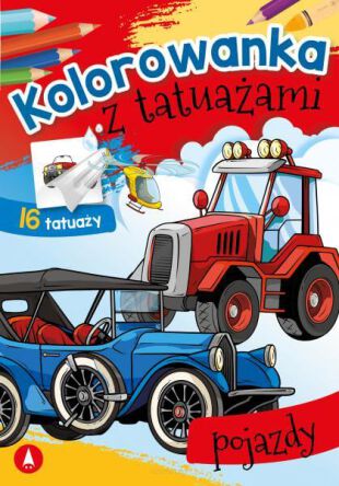 KOLOROWANKA Z TATUAŻAMI POJAZDY 4178