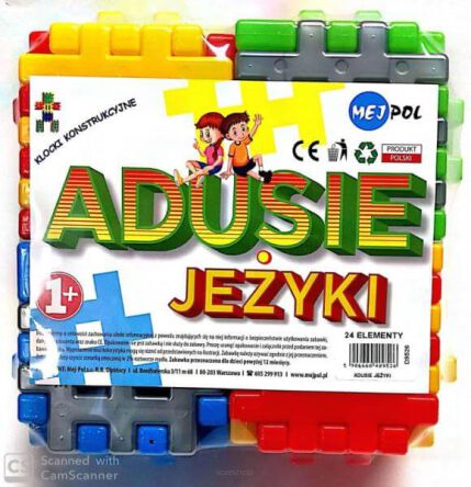 KLOCKI ADUSIE JEŻYKI 24 EL. 9526