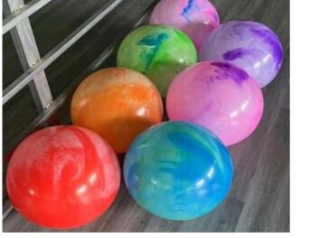 PIŁKA GUMOWA PASTEL 23 CM 0734