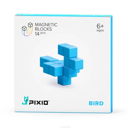 KLOCKI MAGNETYCZNE PIXIO ONE LIGHT BLUE BIRS 14 CO