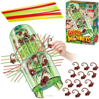 GRA SPADAJĄCE MAŁPKI 16x24x6 CM 7236